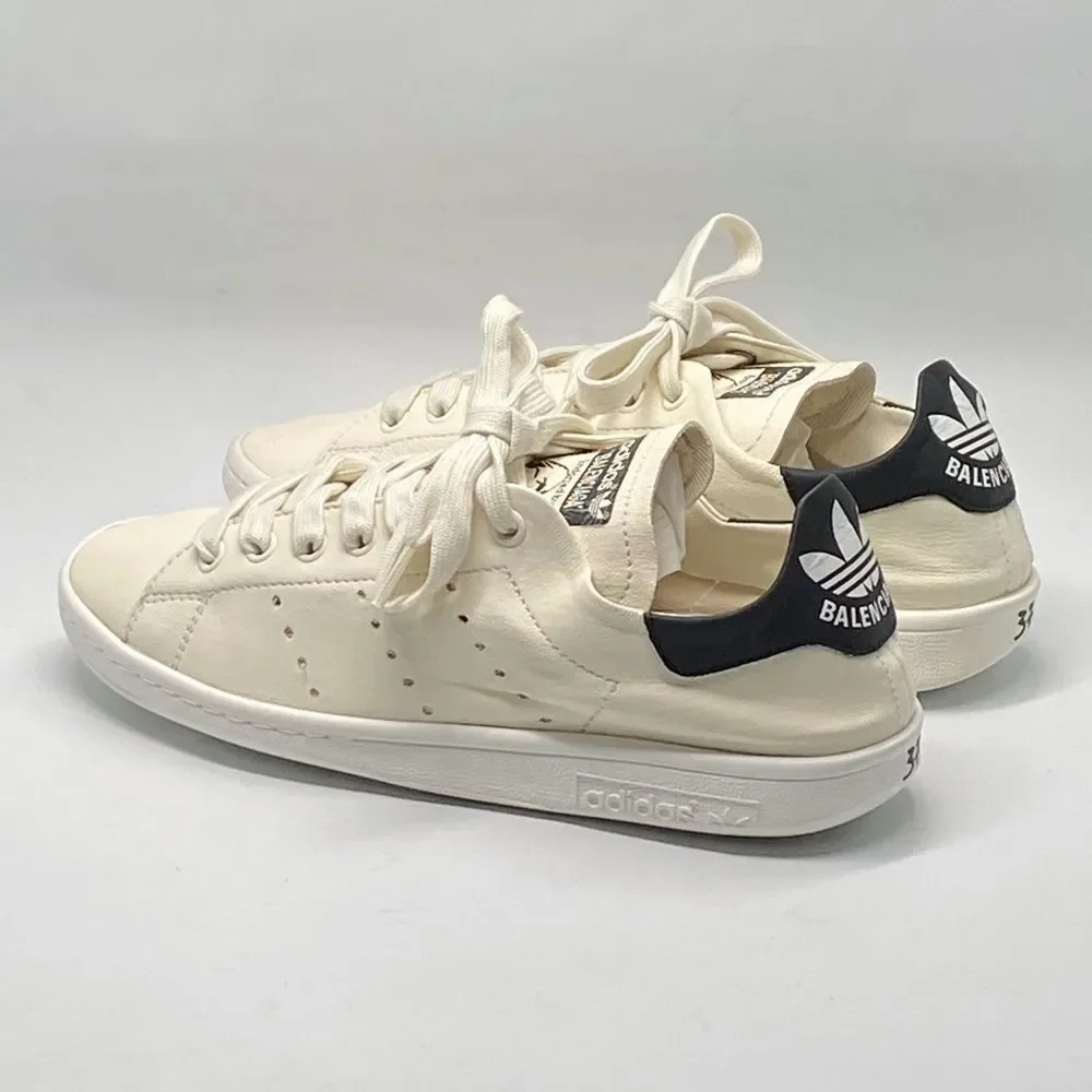 Balenciaga X Adidas Stan Smith Leather Sneakers size 37